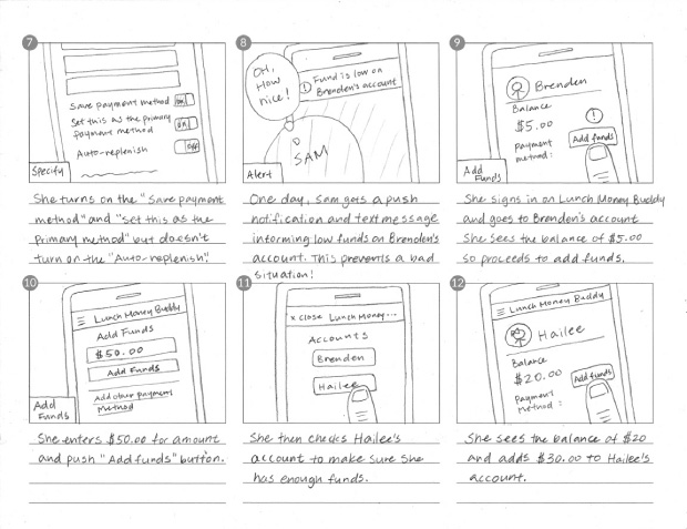 Story Board Two—Download App, Setup, and Add Funds