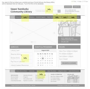 First Click Test Task 8 Result